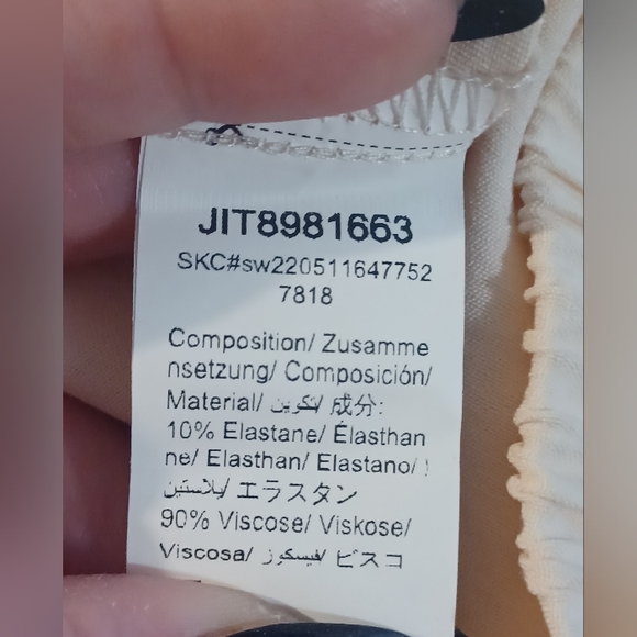 New guipure lace insert wide leg pants - Picture 8 of 8